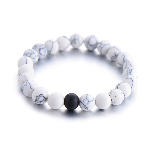 Image of YIN YANG NATURAL BRACELET SET