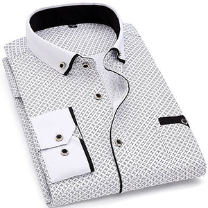 MEN'S FITTED LONG SLEEVE SHIRT