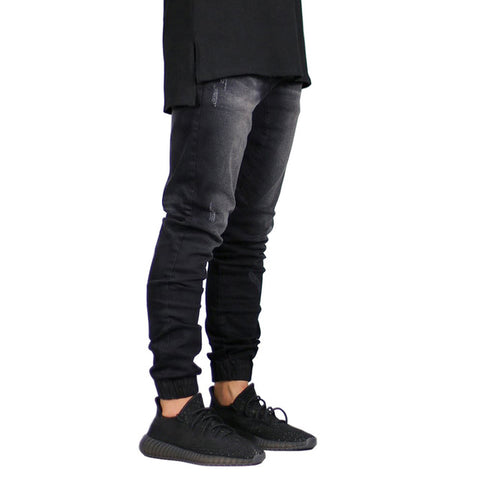 Image of JABARI DENIM JOGGERS