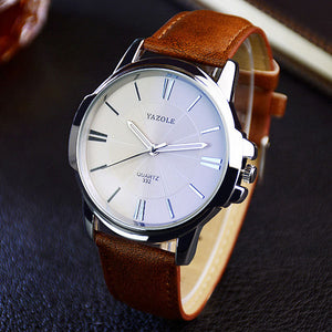 GLORY LEATHER QUARTZ WATCH