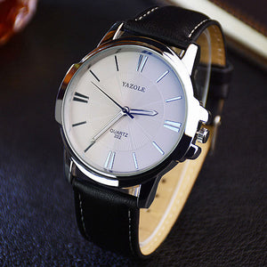 GLORY LEATHER QUARTZ WATCH