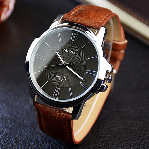 Image of GLORY LEATHER QUARTZ WATCH