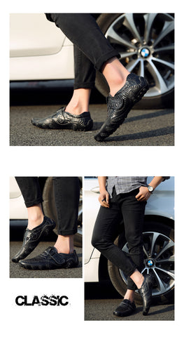 Image of ELLEN & BENNA LEATHER LOAFERS