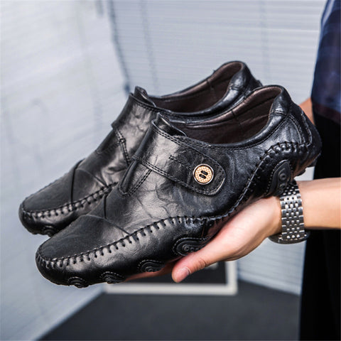 Image of ELLEN & BENNA LEATHER LOAFERS