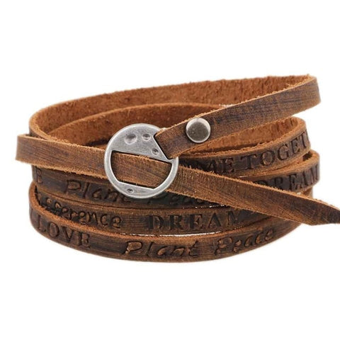 Image of LEATHER BRACELET SET