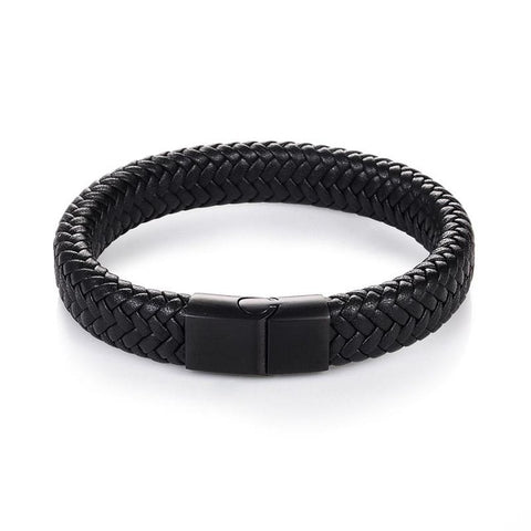 Image of BRAIDED LEATHER BRACELET